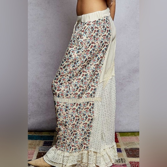 POL “ Moonlit Ruffle Pants “ | Natural - Picture 3 of 5